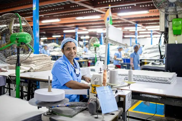 A small factory floor with machines